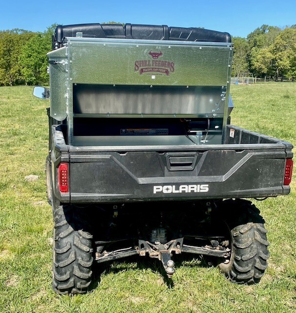 (3001*) 300 Pound Auger Fed Livestock Feeder w/Belt Drive for UTVs